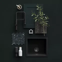 GoodHome Artemisia Matt Dark Green Shaker Highline Cabinet Door (W)500mm (H)715mm (T)18mm 18 GoodHome Artemisia Matt Dark Green Shaker Highline Cabinet Door (W)500mm (H)715mm (T)18mm -Trade point goodhome artemisia matt dark green shaker highline cabinet door w 500mm h 715mm t 18mm5059340443522 08i