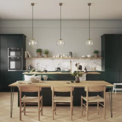 GoodHome Artemisia Matt Dark Green Shaker Tall Wall Cabinet Door (W)500mm (H)895mm (T)18mm -Trade point goodhome artemisia matt dark green shaker tall wall cabinet door w 500mm h 895mm t 18mm5059340443522 11i