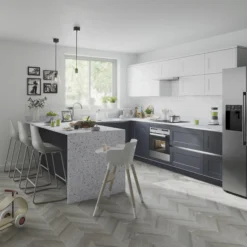 GoodHome Artemisia Matt White Classic Shaker Highline Cabinet Door (W)150mm (H)715mm (T)18mm -Trade point goodhome artemisia matt white classic shaker highline cabinet door w 150mm h 715mm t 18mm3663602650089 21i