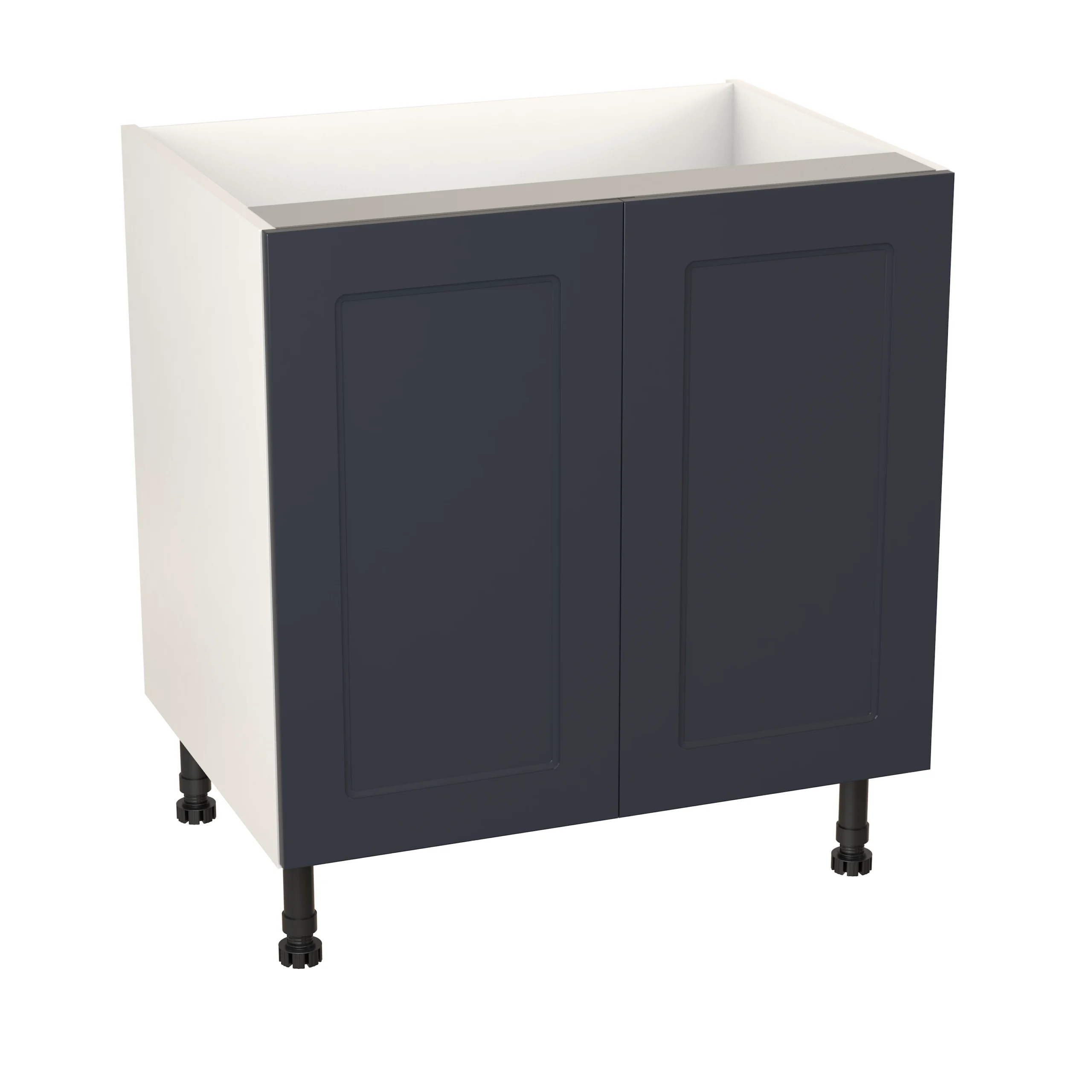 GoodHome Artemisia Midnight Blue Classic Shaker Base Kitchen Cabinet (W)800mm (H)720mm 3 GoodHome Artemisia Midnight Blue Classic Shaker Base Kitchen Cabinet (W)800mm (H)720mm