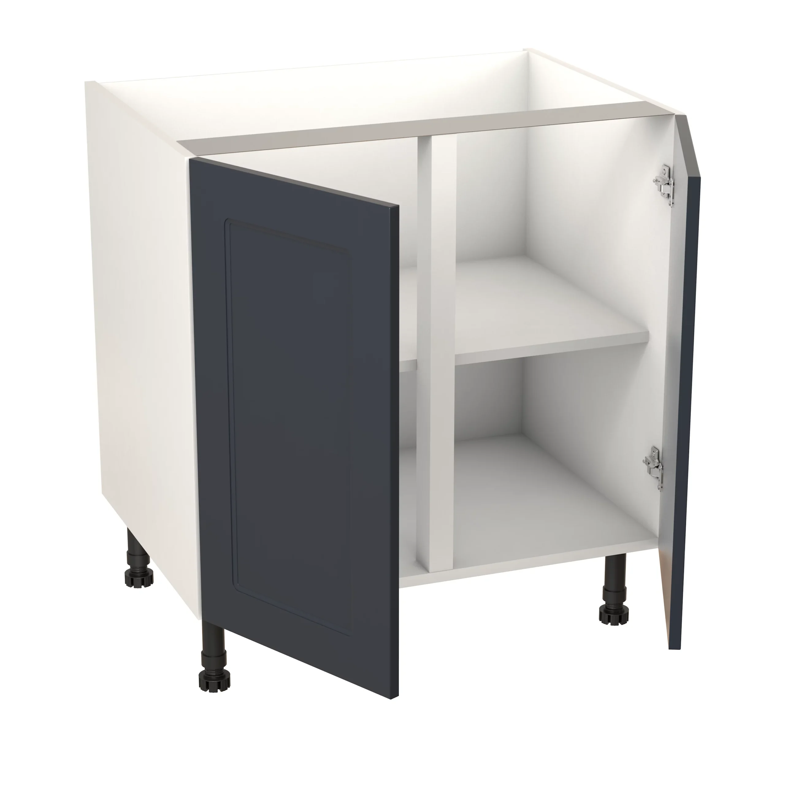 GoodHome Artemisia Midnight Blue Classic Shaker Base Kitchen Cabinet (W)800mm (H)720mm 4 GoodHome Artemisia Midnight Blue Classic Shaker Base Kitchen Cabinet (W)800mm (H)720mm - Image 2