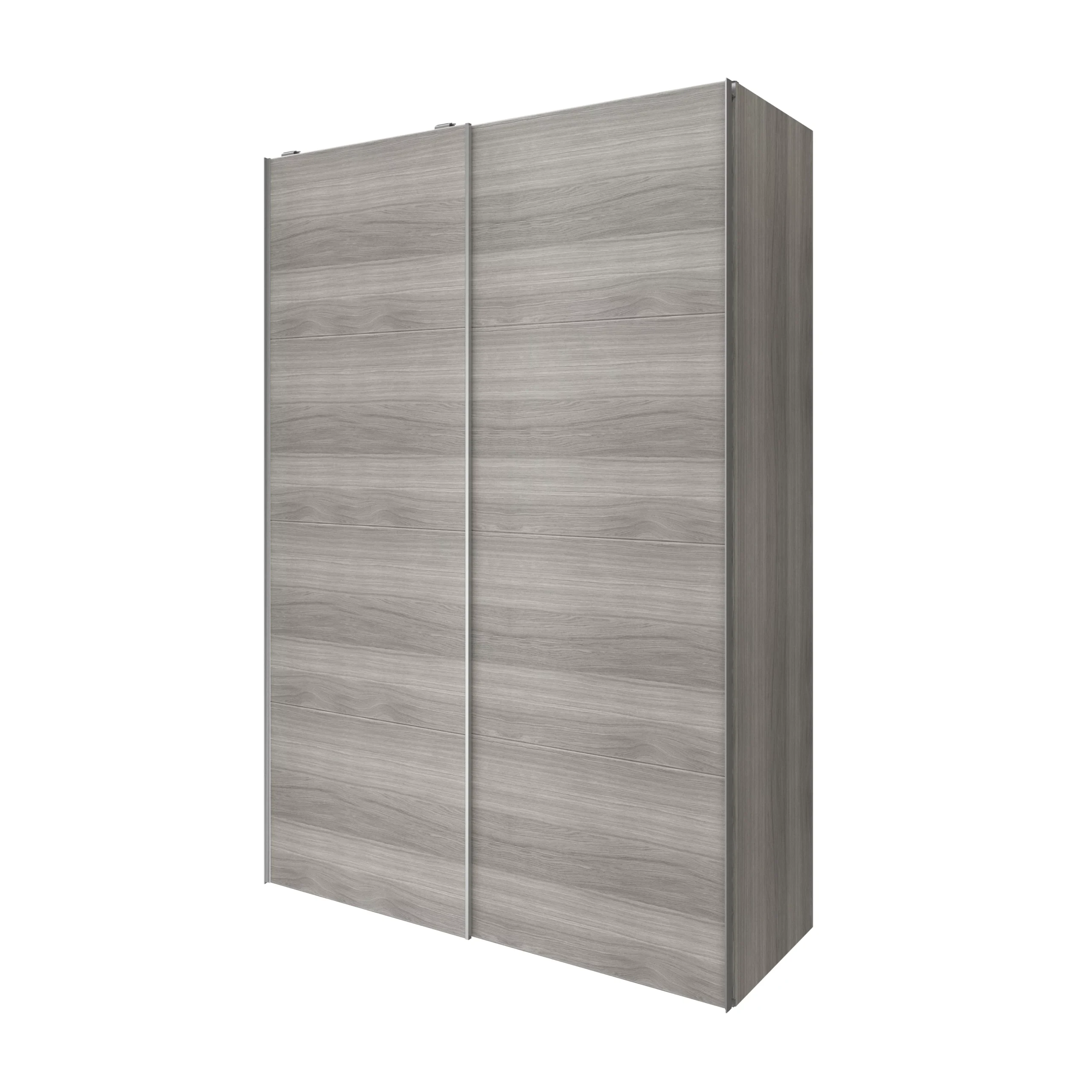 GoodHome Atomia Freestanding Grey Oak Effect Medium Double Sliding Door Wardrobe (H)2250mm (W)1500mm (D)635mm 5 GoodHome Atomia Freestanding Grey Oak Effect Medium Double Sliding Door Wardrobe (H)2250mm (W)1500mm (D)635mm - Image 3