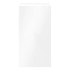 GoodHome Atomia Freestanding High Gloss White 2 Door Medium Wardrobe (H)1875mm (W)1000mm (D)600mm 9 GoodHome Atomia Freestanding High Gloss White 2 Door Medium Wardrobe (H)1875mm (W)1000mm (D)600mm -Trade point goodhome atomia freestanding high gloss white 2 door medium wardrobe h 1875mm w 1000mm d 600mm5059340102665 21c