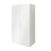 GoodHome Atomia Freestanding High Gloss White 2 Door Medium Wardrobe (H)1875mm (W)1000mm (D)600mm 1 GoodHome Atomia Freestanding High Gloss White 2 Door Medium Wardrobe (H)1875mm (W)1000mm (D)600mm -Trade point goodhome atomia freestanding high gloss white 2 door medium wardrobe h 1875mm w 1000mm d 600mm5059340102665 22c