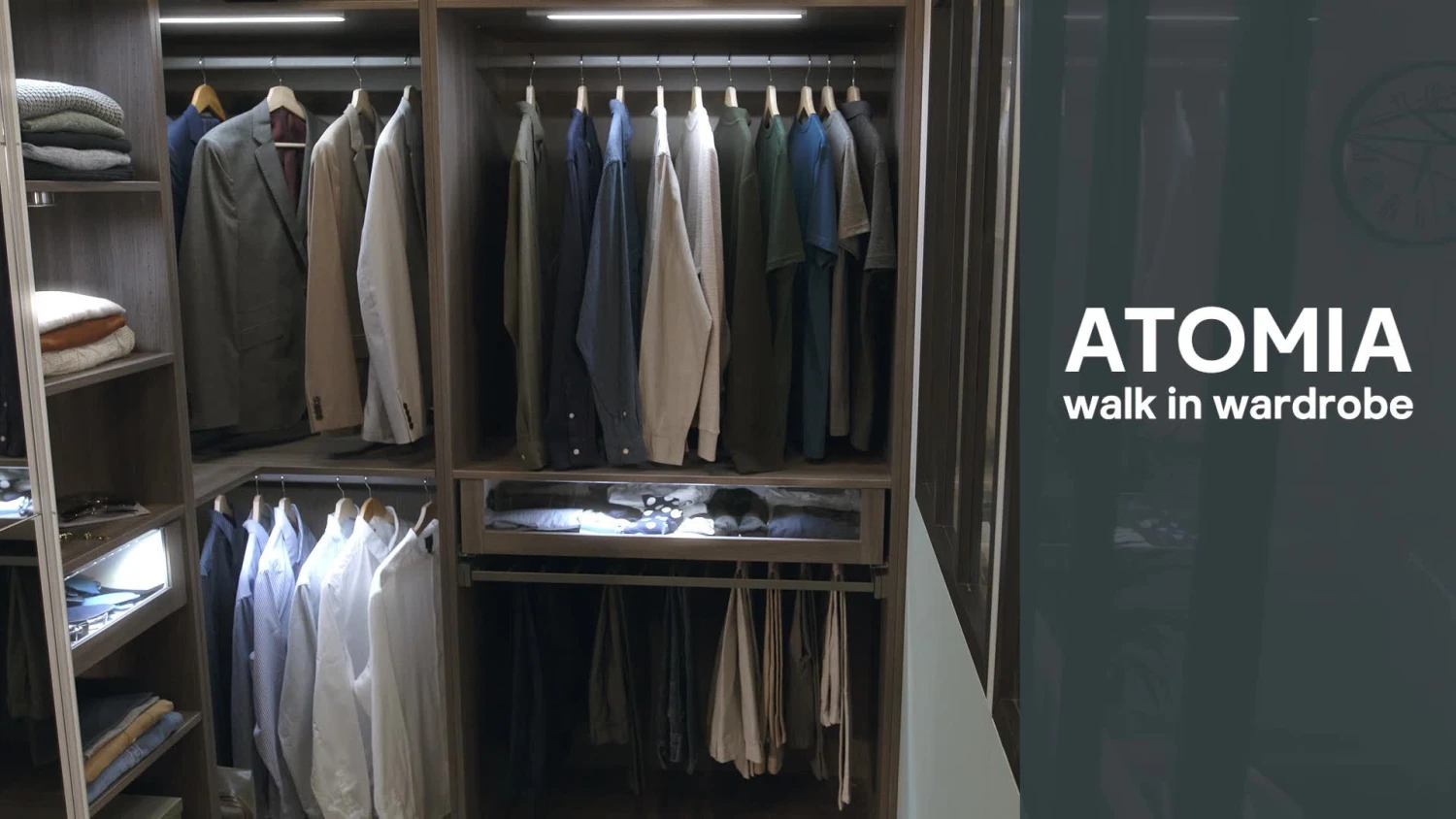 GoodHome Atomia Freestanding Matt Grey Oak Effect 1 Door Large Corner Wardrobe (W)1300mm (D)580mm 4 GoodHome Atomia Freestanding Matt Grey Oak Effect 1 Door Large Corner Wardrobe (W)1300mm (D)580mm - Image 2