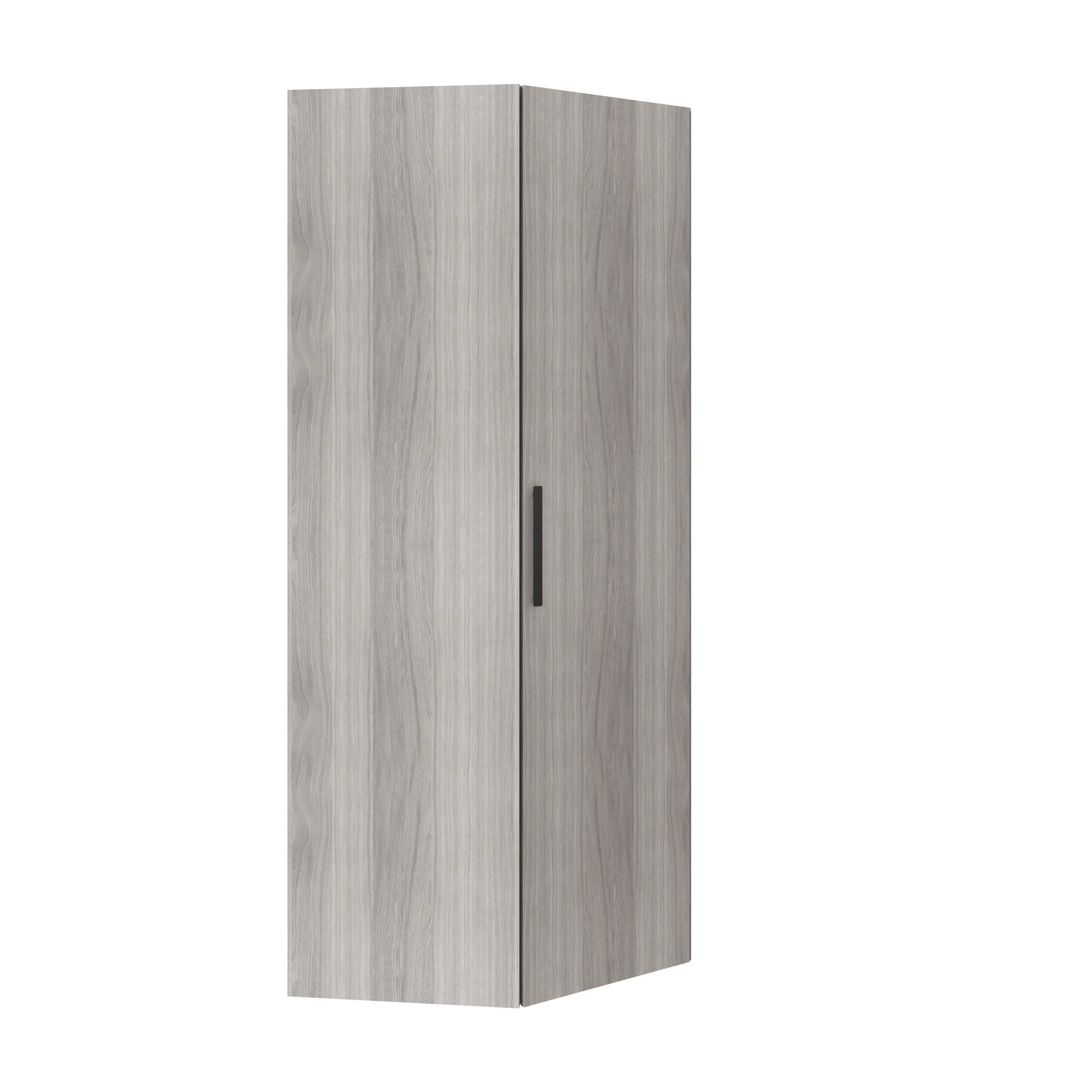 GoodHome Atomia Freestanding Matt Grey Oak Effect 1 Door Large Corner Wardrobe (W)1300mm (D)580mm 3 GoodHome Atomia Freestanding Matt Grey Oak Effect 1 Door Large Corner Wardrobe (W)1300mm (D)580mm