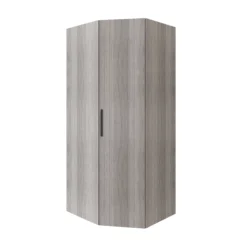 GoodHome Atomia Freestanding Matt Grey Oak Effect 1 Door Large Corner Wardrobe (W)1300mm (D)580mm 11 GoodHome Atomia Freestanding Matt Grey Oak Effect 1 Door Large Corner Wardrobe (W)1300mm (D)580mm -Trade point goodhome atomia freestanding matt grey oak effect 1 door large corner wardrobe w 1300mm d 580mm5059340102108 22c