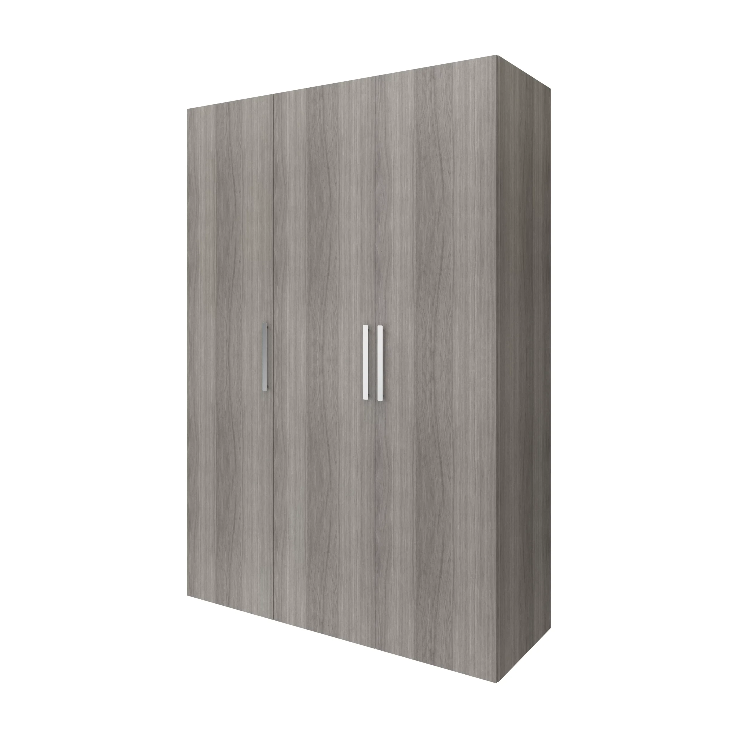 GoodHome Atomia Freestanding Matt Grey Oak Effect 3 Door Triple Wardrobe (H)2250mm (W)1000mm (D)580mm 4 GoodHome Atomia Freestanding Matt Grey Oak Effect 3 Door Triple Wardrobe (H)2250mm (W)1000mm (D)580mm - Image 2