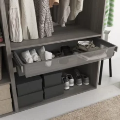 GoodHome Atomia Freestanding Matt Grey Oak Effect 3 Door Triple Wardrobe (H)2250mm (W)1000mm (D)580mm 14 GoodHome Atomia Freestanding Matt Grey Oak Effect 3 Door Triple Wardrobe (H)2250mm (W)1000mm (D)580mm -Trade point goodhome atomia freestanding matt grey oak effect 3 door triple wardrobe h 2250mm w 1000mm d 580mm5059340103013 36i