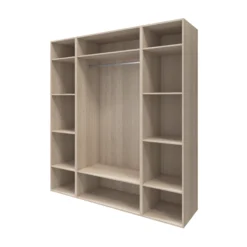 GoodHome Atomia Freestanding Mirrored Matt Oak Effect 8 Door Large Wardrobe (H)2250mm (W)1000mm (D)580mm 7 GoodHome Atomia Freestanding Mirrored Matt Oak Effect 8 Door Large Wardrobe (H)2250mm (W)1000mm (D)580mm -Trade point goodhome atomia freestanding mirrored matt oak effect 8 door large wardrobe h 2250mm w 1000mm d 580mm5059340102788 23c