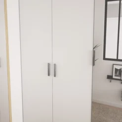 GoodHome Atomia Freestanding Mirrored Matt White 3 Door 2 Drawer Large Triple Wardrobe (H)2250mm (W)1000mm (D)580mm 12 GoodHome Atomia Freestanding Mirrored Matt White 3 Door 2 Drawer Large Triple Wardrobe (H)2250mm (W)1000mm (D)580mm -Trade point goodhome atomia freestanding mirrored matt white 3 door 2 drawer large triple wardrobe h 2250mm w 1000mm d 580mm5059340102740 36i
