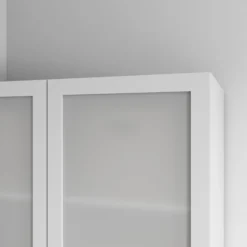 GoodHome Atomia Freestanding Opaque Mirrored White 2 Door Medium Wardrobe (D)580mm -Trade point goodhome atomia freestanding opaque mirrored white 2 door medium wardrobe d 580mm5059340102849 36i