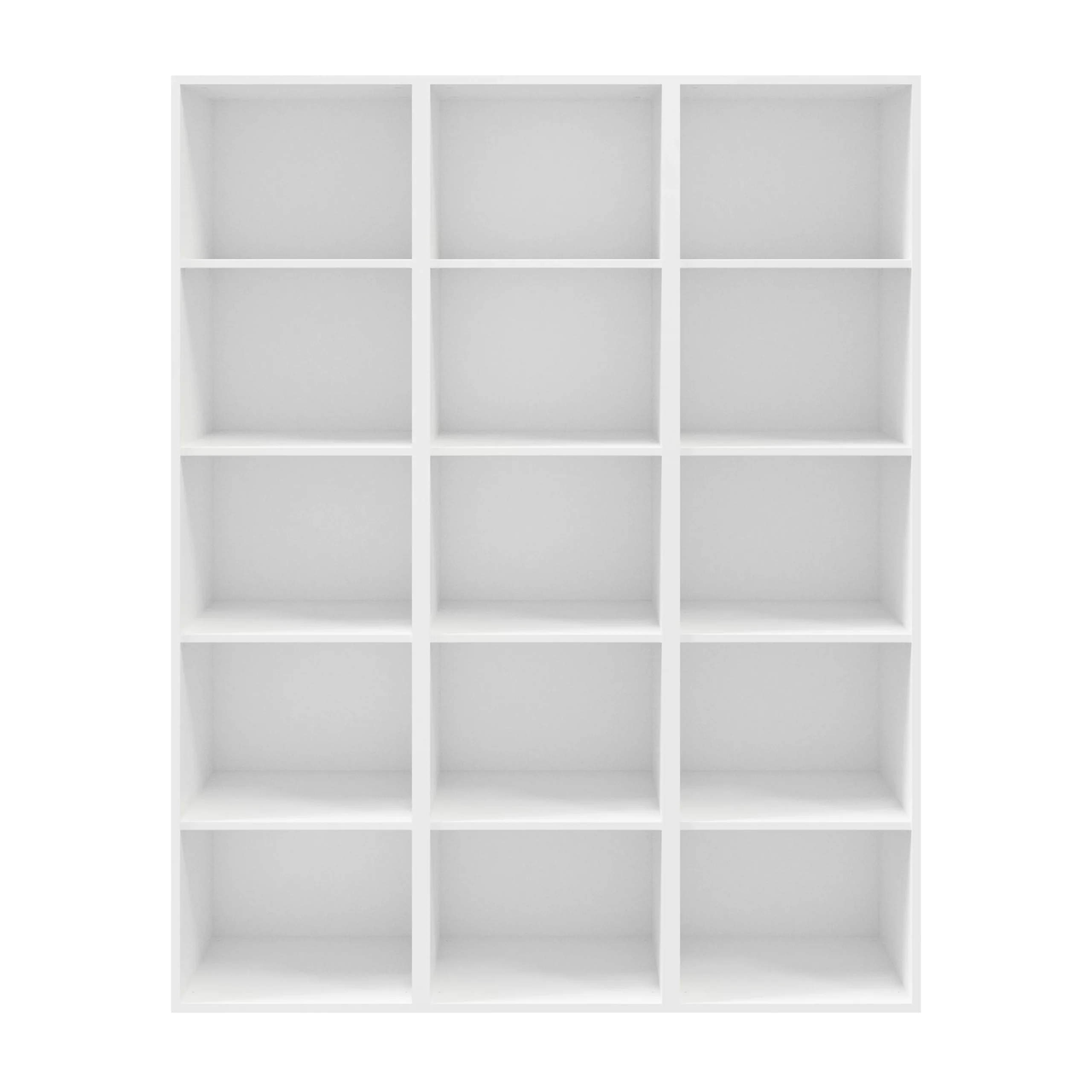 GoodHome Atomia Matt White 15 Compartment 15 Shelf Freestanding Rectangular Bookcase (H)1875mm (W)1500mm (D)350mm 3 GoodHome Atomia Matt White 15 Compartment 15 Shelf Freestanding Rectangular Bookcase (H)1875mm (W)1500mm (D)350mm