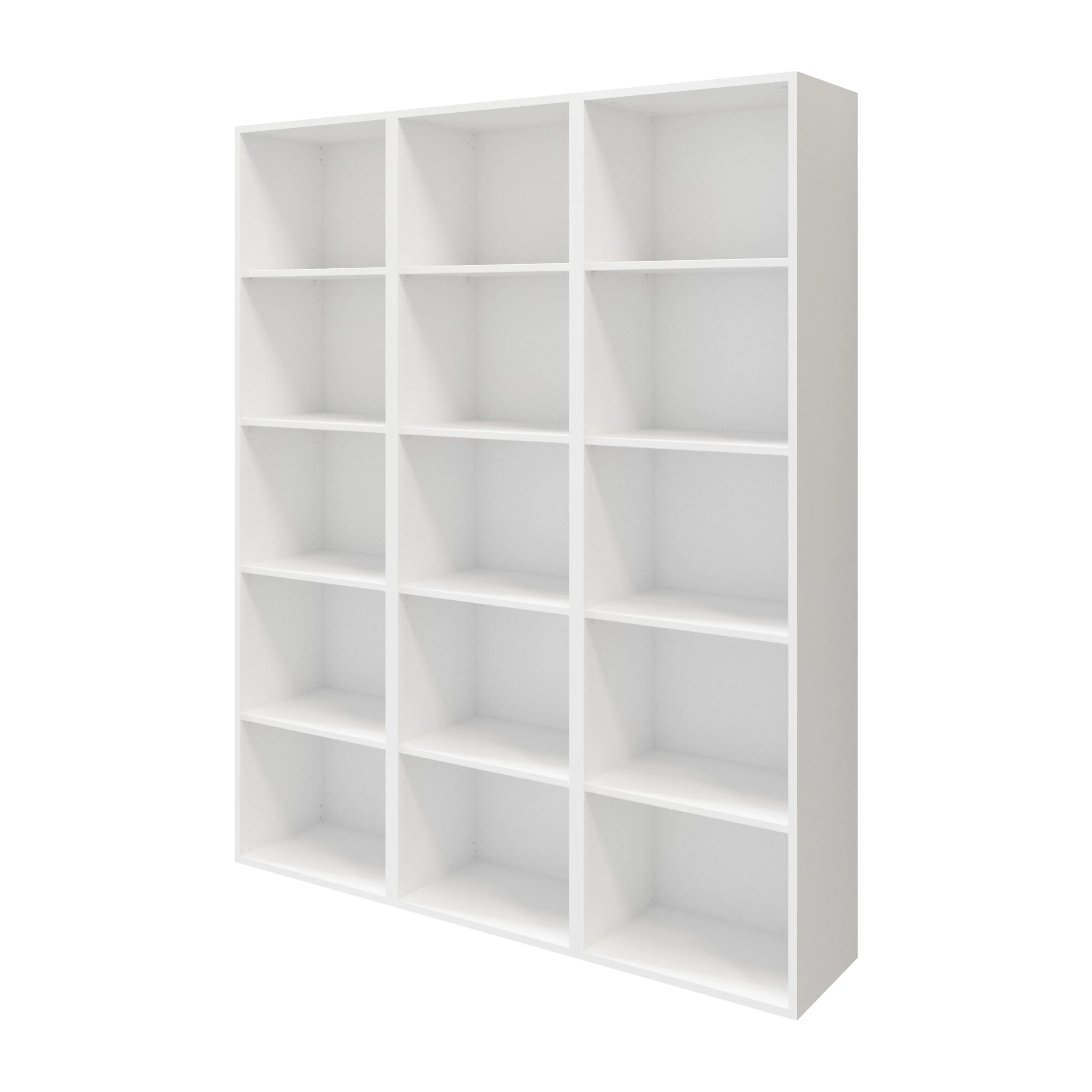 GoodHome Atomia Matt White 15 Compartment 15 Shelf Freestanding Rectangular Bookcase (H)1875mm (W)1500mm (D)350mm 4 GoodHome Atomia Matt White 15 Compartment 15 Shelf Freestanding Rectangular Bookcase (H)1875mm (W)1500mm (D)350mm - Image 2