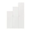 GoodHome Atomia Matt White 3 Door Medium Wardrobe (H)2250mm (W)1500mm (D)580mm