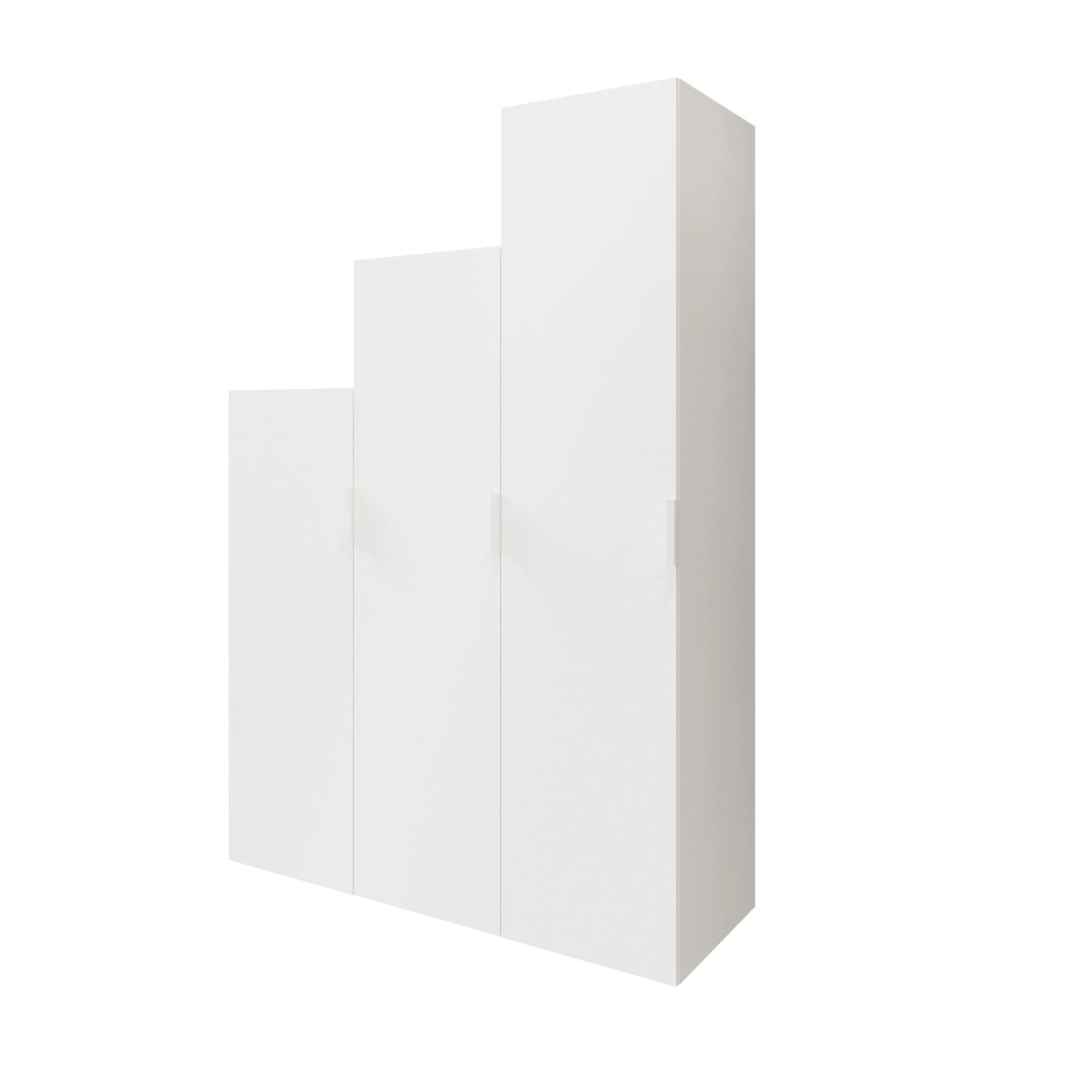 GoodHome Atomia Matt White 3 Door Medium Wardrobe (H)2250mm (W)1500mm (D)580mm 4 GoodHome Atomia Matt White 3 Door Medium Wardrobe (H)2250mm (W)1500mm (D)580mm - Image 2