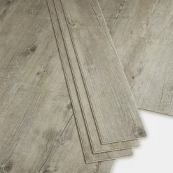 GoodHome Baila Distressed Grey-brown Oak Wood Effect Click Flooring Pack Of 12