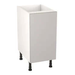 GoodHome Balsamita Matt Grey Slab Base Kitchen Cabinet (W)400mm (H)720mm