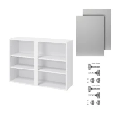 GoodHome Balsamita Matt Grey Slab Wall Kitchen Cabinet (W)1000mm (H)720mm -Trade point goodhome balsamita matt grey slab wall kitchen cabinet w 1000mm h 720mm5059340702131 07c bq