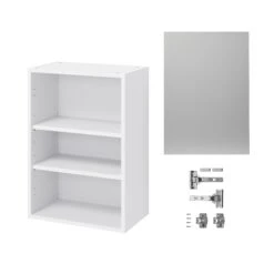 GoodHome Balsamita Matt Grey Slab Wall Kitchen Cabinet (W)500mm (H)720mm 9 GoodHome Balsamita Matt Grey Slab Wall Kitchen Cabinet (W)500mm (H)720mm -Trade point goodhome balsamita matt grey slab wall kitchen cabinet w 500mm h 720mm5059340702162 07c bq