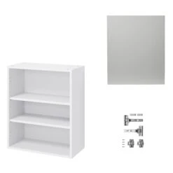 GoodHome Balsamita Matt Grey Slab Wall Kitchen Cabinet (W)600mm (H)720mm 9 GoodHome Balsamita Matt Grey Slab Wall Kitchen Cabinet (W)600mm (H)720mm -Trade point goodhome balsamita matt grey slab wall kitchen cabinet w 600mm h 720mm5059340702179 07c bq