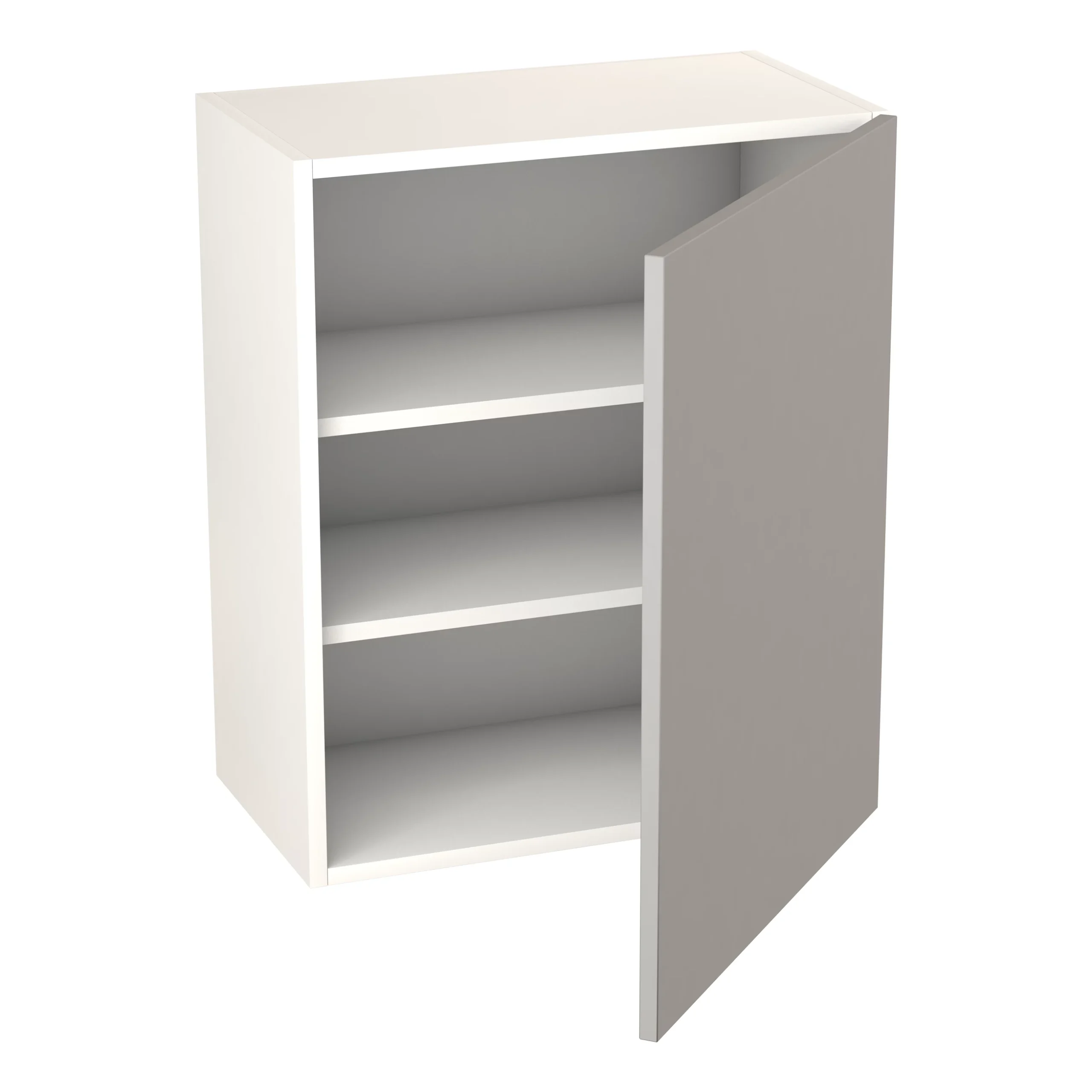 GoodHome Balsamita Matt Grey Slab Wall Kitchen Cabinet (W)600mm (H)720mm 4 GoodHome Balsamita Matt Grey Slab Wall Kitchen Cabinet (W)600mm (H)720mm - Image 2