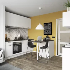 GoodHome Balsamita Matt White Slab Base Kitchen Cabinet (W)600mm (H)720mm 10 GoodHome Balsamita Matt White Slab Base Kitchen Cabinet (W)600mm (H)720mm -Trade point goodhome balsamita matt white slab base kitchen cabinet w 600mm h 720mm5059340702193 20i bq