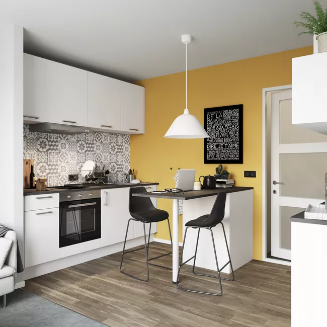 GoodHome Balsamita Matt White Slab Drawerline Cabinet Door, (W)500mm (H)715mm (T)16mm 7 GoodHome Balsamita Matt White Slab Drawerline Cabinet Door, (W)500mm (H)715mm (T)16mm - Image 5