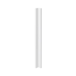 GoodHome Balsamita Matt White Slab Standard Corner Post, (W)59mm (H)715mm