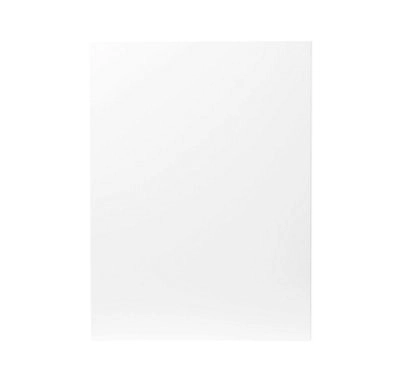 GoodHome Balsamita Matt White Slab Tall Appliance Cabinet Door (W)600mm (H)806mm (T)16mm 3 GoodHome Balsamita Matt White Slab Tall Appliance Cabinet Door (W)600mm (H)806mm (T)16mm