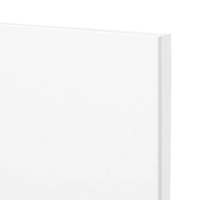 GoodHome Balsamita Matt White Slab Tall Appliance Cabinet Door (W)600mm (H)806mm (T)16mm 4 GoodHome Balsamita Matt White Slab Tall Appliance Cabinet Door (W)600mm (H)806mm (T)16mm - Image 2