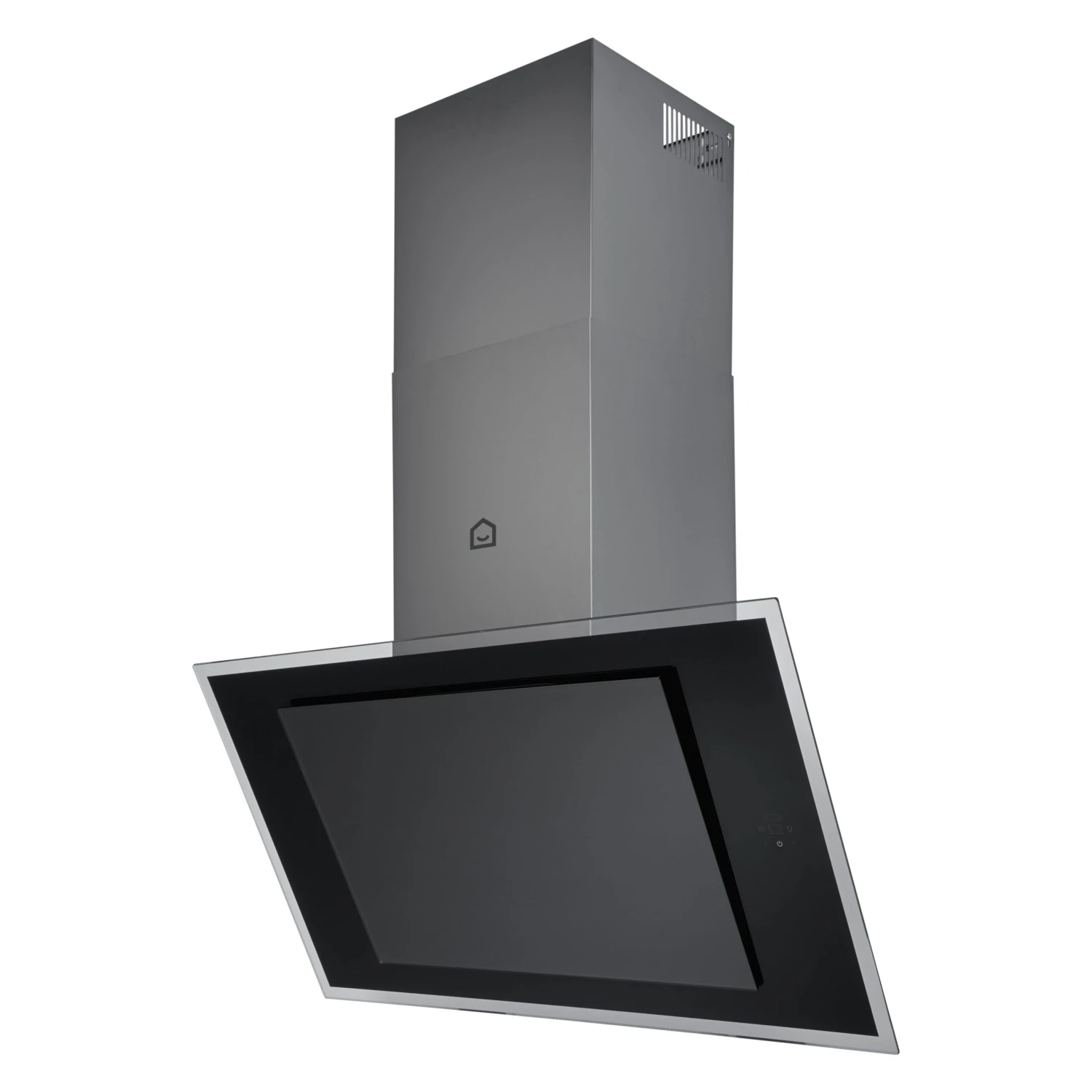 GoodHome Bamia GHAGRE90 Black Glass Angled Cooker Hood, (W)90cm 3 GoodHome Bamia GHAGRE90 Black Glass Angled Cooker Hood, (W)90cm