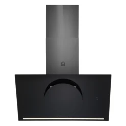 GoodHome Bamia GHAGRO90 Black Glass Round Angled Cooker Hood, (W)90cm 18 GoodHome Bamia GHAGRO90 Black Glass Round Angled Cooker Hood, (W)90cm -Trade point goodhome bamia ghagro90 black glass round angled cooker hood w 90cm3663602434313 22c bq