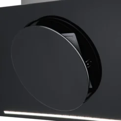 GoodHome Bamia GHAGRO90 Black Glass Round Angled Cooker Hood, (W)90cm 21 GoodHome Bamia GHAGRO90 Black Glass Round Angled Cooker Hood, (W)90cm -Trade point goodhome bamia ghagro90 black glass round angled cooker hood w 90cm3663602434313 37c bq