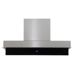 GoodHome Bamia GHIH80 Glass Inset Cooker Hood (W)80cm - Black