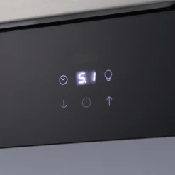 GoodHome Bamia GHIH80 Glass Inset Cooker Hood (W)80cm - Black -Trade point goodhome bamia ghih80 glass inset cooker hood w 80cm black3663602434344 36c bq