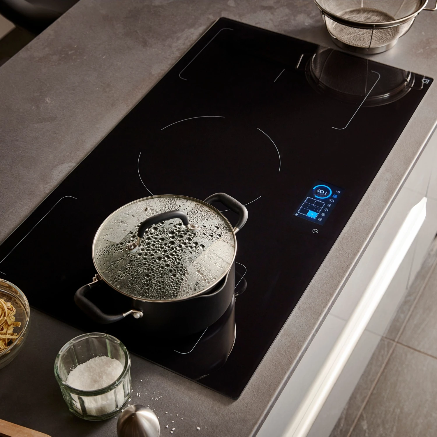 GoodHome Bamia GHIHAC90 5 Zone Black Ceramic Glass Induction Hob, (W)900mm 9 GoodHome Bamia GHIHAC90 5 Zone Black Ceramic Glass Induction Hob, (W)900mm - Image 7