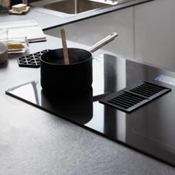 GoodHome Bamia GHIHEF77 4 Zone Black Ceramic Glass Induction Hob, (W)770mm -Trade point goodhome bamia ghihef77 4 zone black ceramic glass induction hob w 770mm3663602434351 01i bq