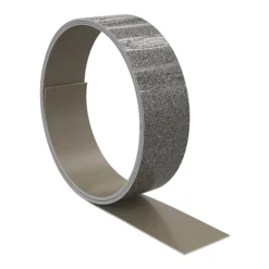 GoodHome Berberis Glitter Effect Grey Glitter Worktop Edging Tape, (L)3m