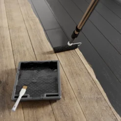 GoodHome Black Satin Floor Wood Varnish, 2.5L 12 GoodHome Black Satin Floor Wood Varnish, 2.5L -Trade point goodhome black satin floor wood varnish 2 5l5059340487021 02i