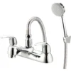 GoodHome Blyth Bath Shower Mixer Tap 1 GoodHome Blyth Bath Shower Mixer Tap -Trade point goodhome blyth bath shower mixer tap3663602665588 01bq