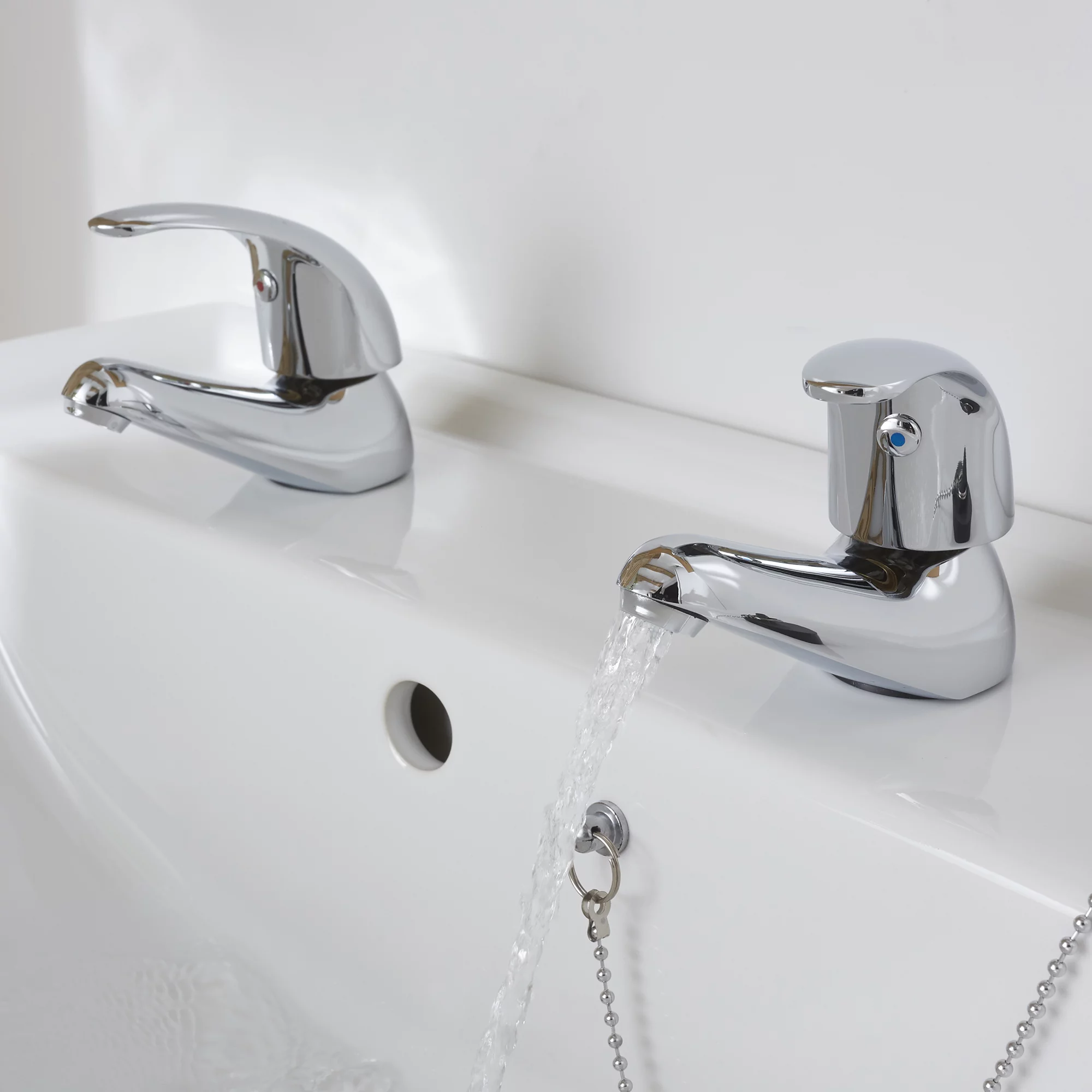 GoodHome Blyth Contemporary Basin Pillar Tap 8 GoodHome Blyth Contemporary Basin Pillar Tap - Image 6