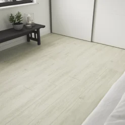 GoodHome Bossa Nova Beige Plain Wood Effect Vinyl Tile, Pack Of 7 -Trade point goodhome bossa nova beige plain wood effect vinyl tile pack of 75059340221663 01i