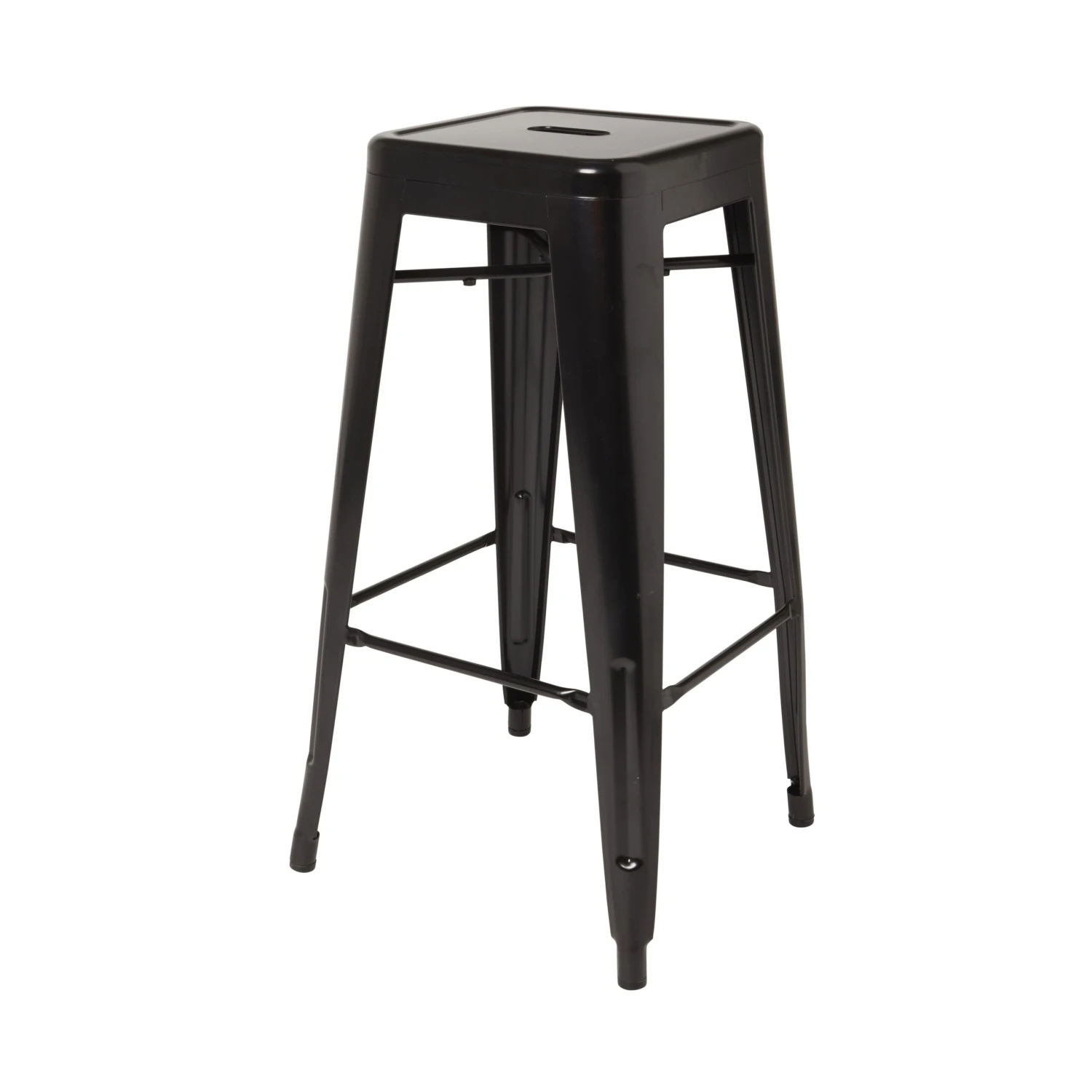 GoodHome Branza Black Steel Bar Stool 3 GoodHome Branza Black Steel Bar Stool