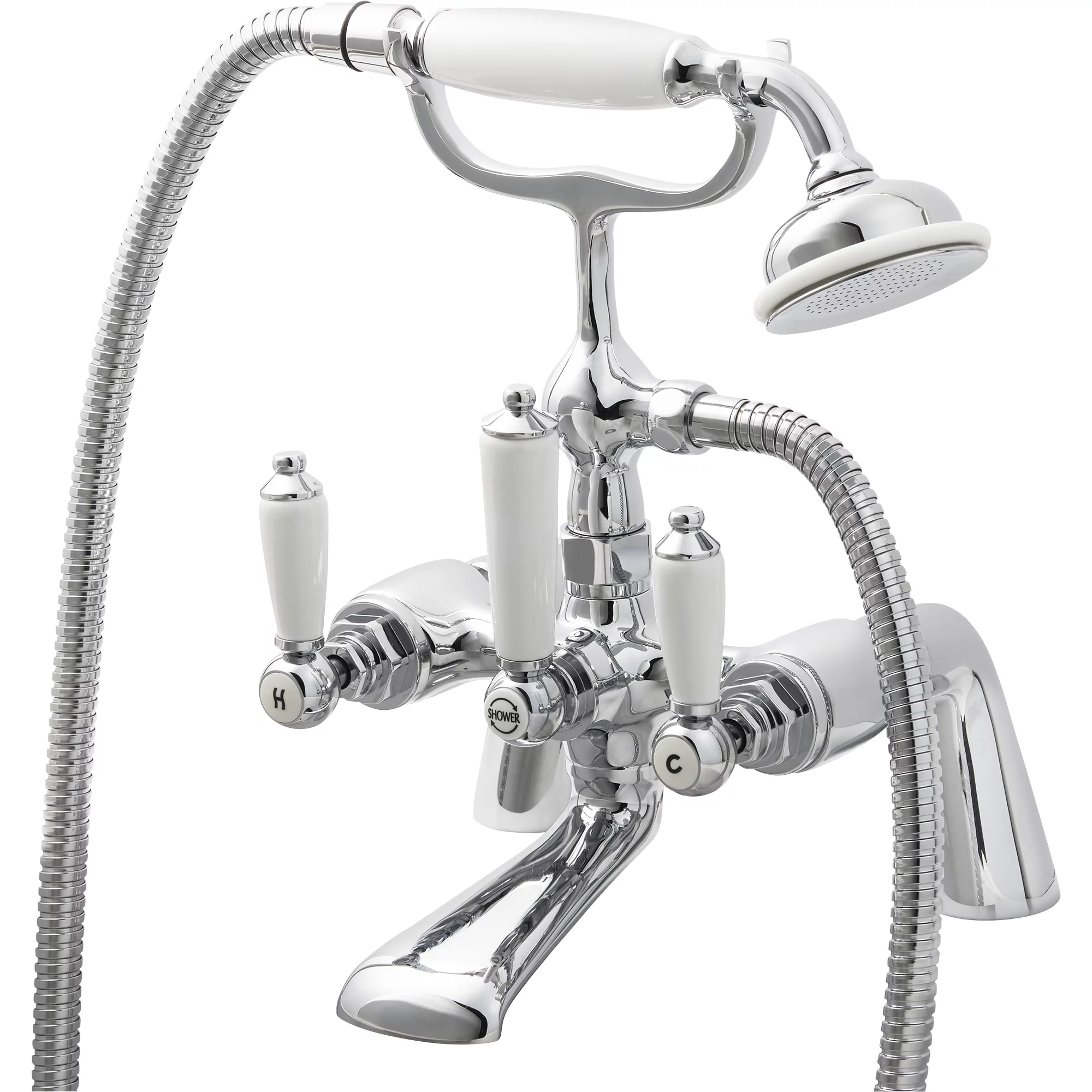 GoodHome Brean Bath Shower Mixer Tap 3 GoodHome Brean Bath Shower Mixer Tap