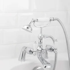GoodHome Brean Bath Shower Mixer Tap 9 GoodHome Brean Bath Shower Mixer Tap -Trade point goodhome brean bath shower mixer tap3663602665106 01i