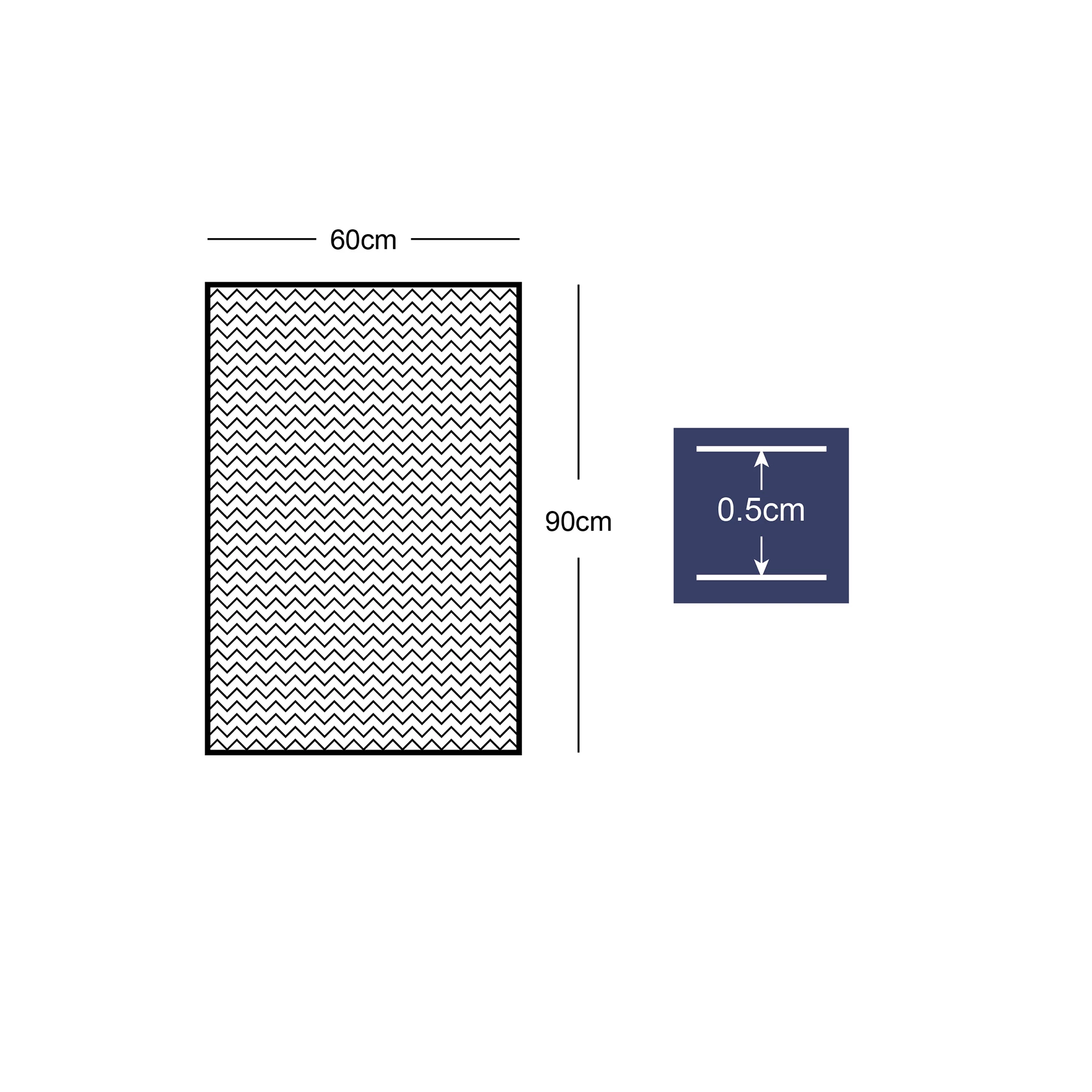 GoodHome Bromberg Grey & White Geometric Rug 90cmx60cm 8 GoodHome Bromberg Grey & White Geometric Rug 90cmx60cm - Image 6