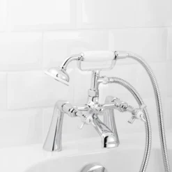 GoodHome Bynea Bath Shower Mixer Tap, Pack Of 1 9 GoodHome Bynea Bath Shower Mixer Tap, Pack Of 1 -Trade point goodhome bynea bath shower mixer tap pack of 13663602665618 01i