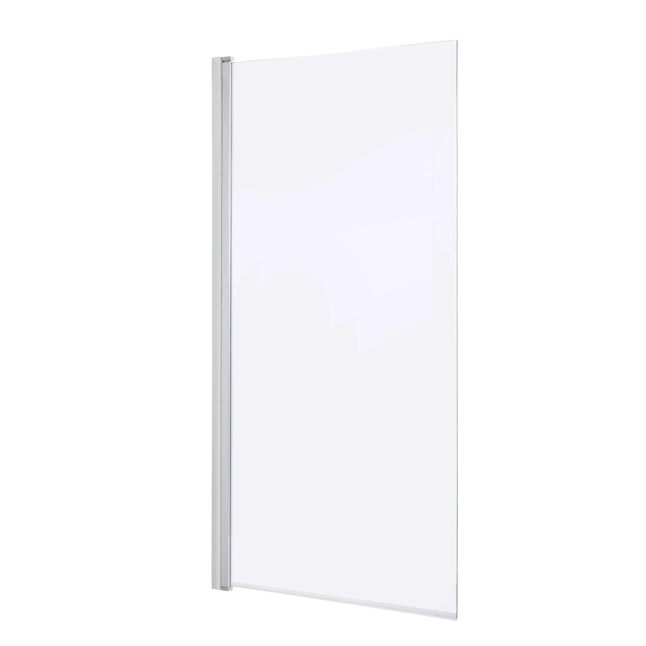 GoodHome Calera Straight Silver Effect Frame Bath Screen, (H)140cm (W)850mm 3 GoodHome Calera Straight Silver Effect Frame Bath Screen, (H)140cm (W)850mm