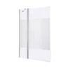GoodHome Calera Straight White Chrome Effect Frame Bath Screen, (H)140cm (W)1040mm 2 GoodHome Calera Straight White Chrome Effect Frame Bath Screen, (H)140cm (W)1040mm -Trade point goodhome calera straight white chrome effect frame bath screen h 140cm w 1040mm3663602769569 01bq